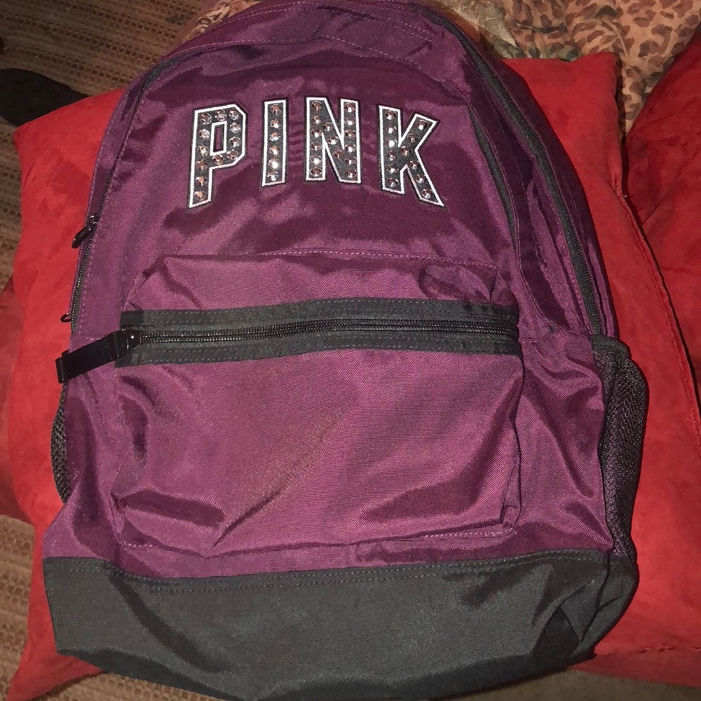 Love pink back pack